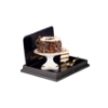 Picture of Black-Forest-Cake on Cake Plate with Cake-Server